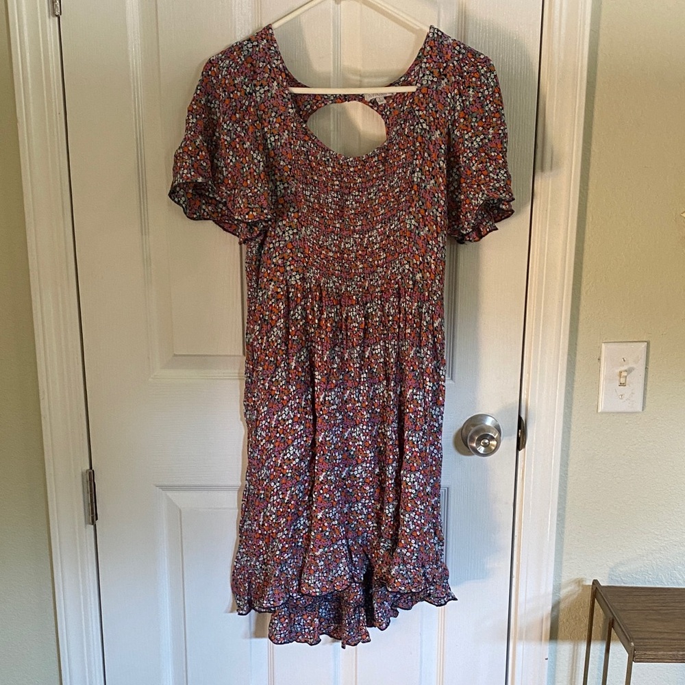 Floral Short Sleeve Dress